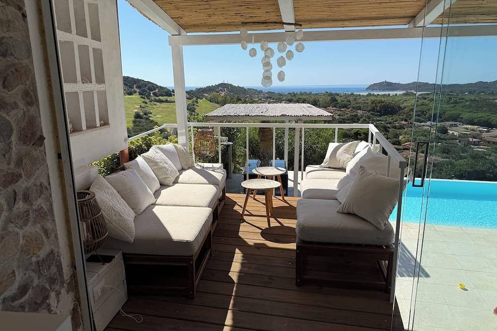 Foto 4 von 30: Villasimius vacation home with private pool spectacular sea view golf porto