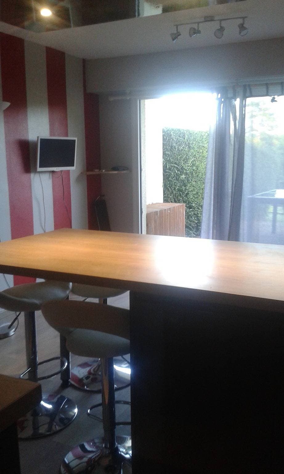 Foto 10 von 18: Komfortable Wohnung in Houlgate mit Gartenblick
