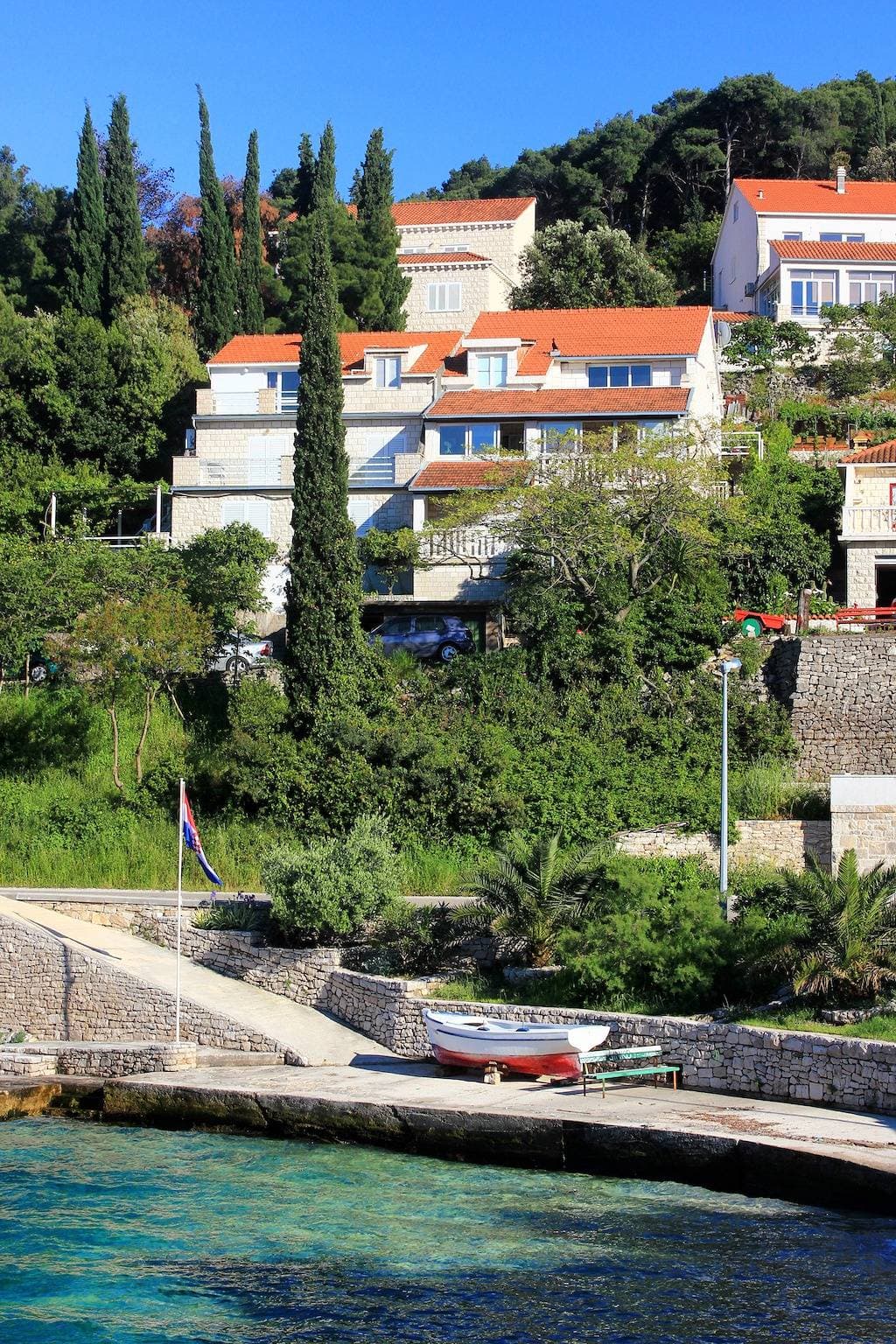 Foto 2 von 37: 1-Zimmer-Ferienwohnung mit Terrasse und Meerblick Medvinjak, Korcula A-4439-a