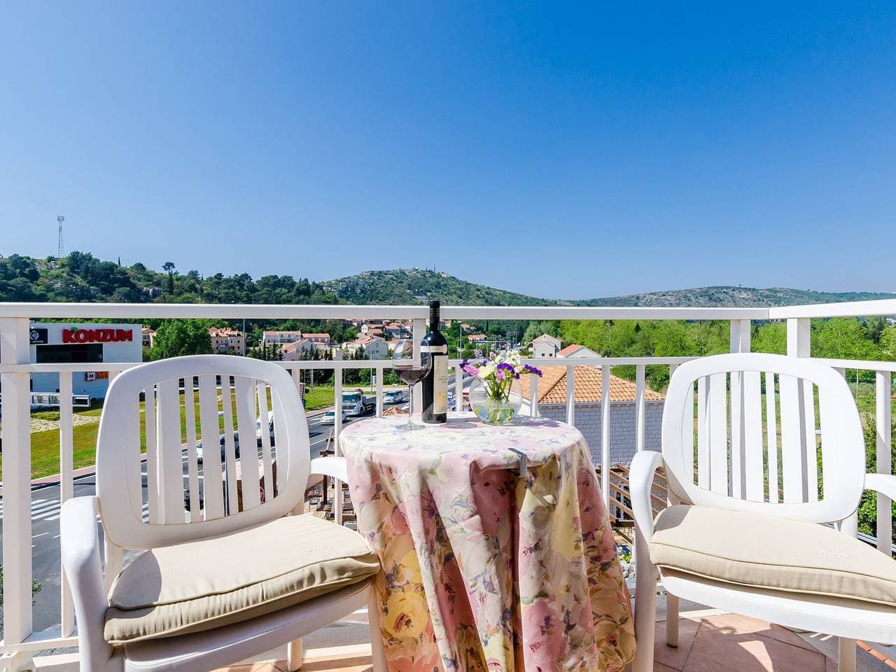 Pansion Srebreno - Double or Twin Room wth Balcony and City View 1 1