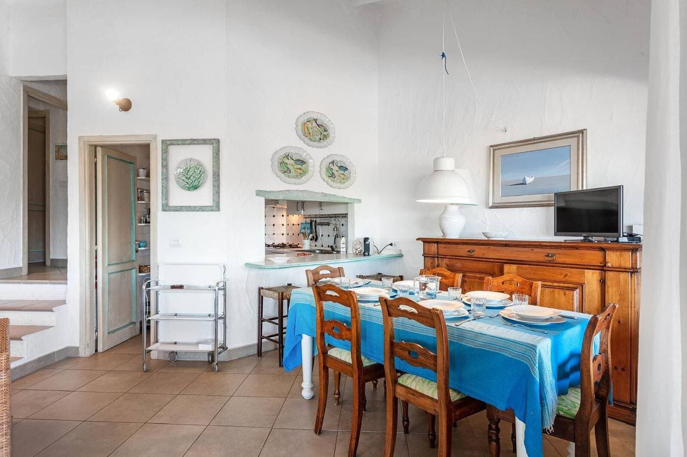 Foto 5 von 24: Villa 'Lo Scoglietto, Costa Corallina' mit Meerblick, privater Terrasse und Klimaanlage