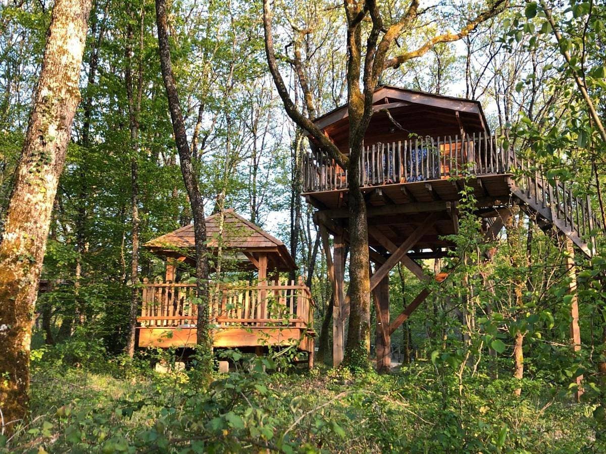 Cabane Perchée Spa Dordogne La Ferme de Sirguet 1