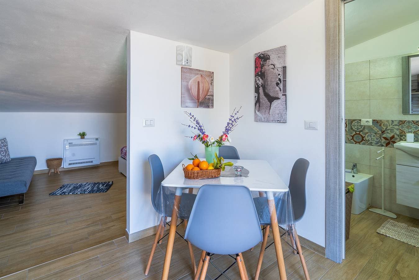 Foto 13 von 23: Apartment „Sud in Villa Sele“ mit Meerblick, WLAN und Klimaanlage