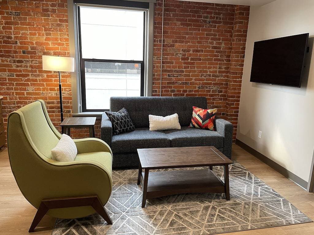 Foto 9 von 21: Ihre zentrale 1 Sz Reisewohnung erwartet Sie in der Innenstadt von Spokane