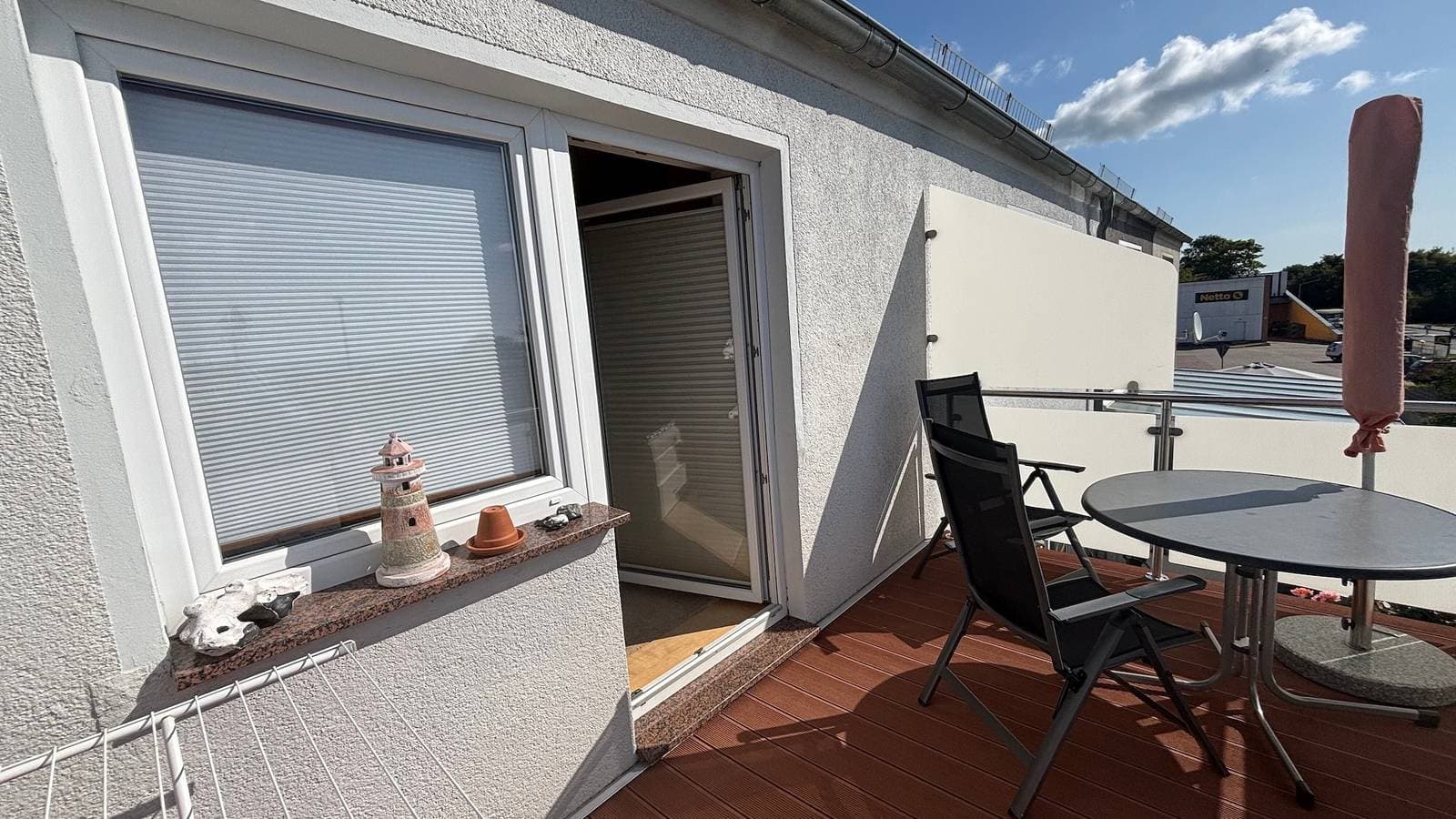 Foto 7 von 11: Ferienwohnung 'Emely' mit weitläufigem Meerblick und Balkon