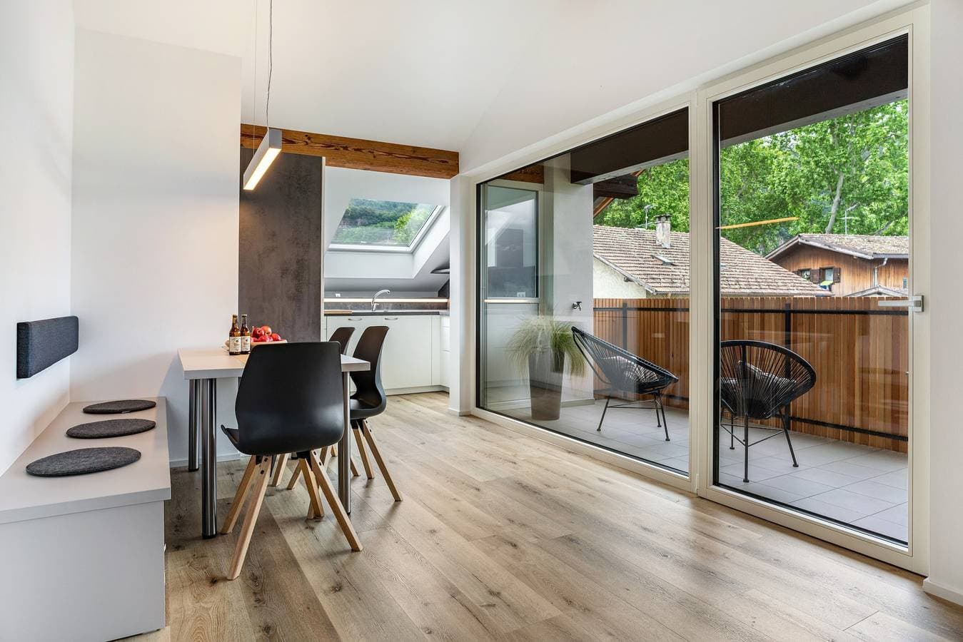 Foto 5 von 32: Ferienwohnung '1' mit Bergblick, WLAN und Klimaanlage