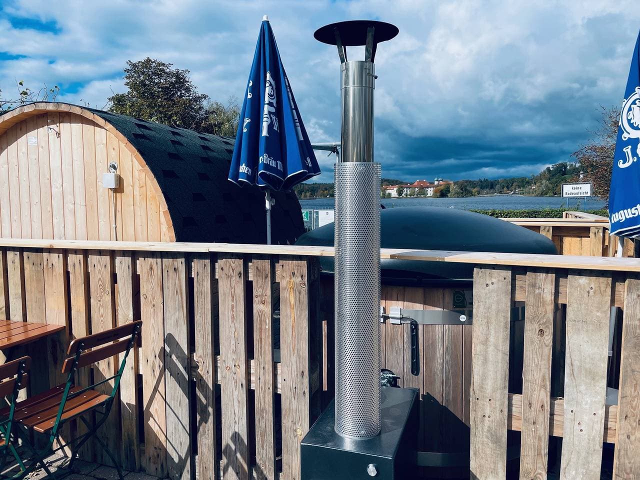 Foto 8 von 27: Das Bootshaus - Ferienwohnung Sundowner, 50 qm, 1 sep. Schlafzimmer mit Balkon