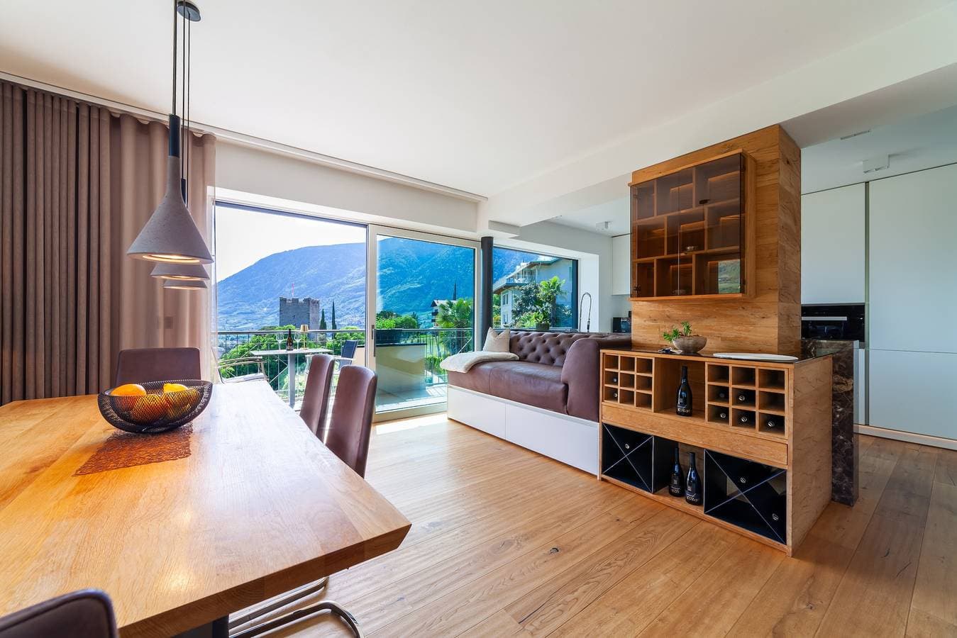Foto 8 von 38: Ferienwohnung "Levita Living Anima" mit Bergblick und zwei sonnigen Balkonen