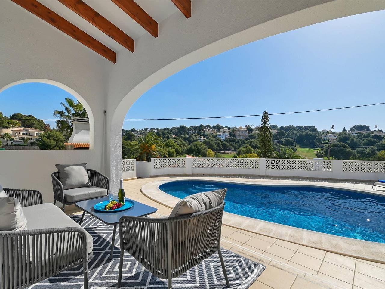 Foto 2 von 15: Modernes Ferienhaus in Benissa mit privatem Pool, nahe Strand und Freizeitaktivitäten