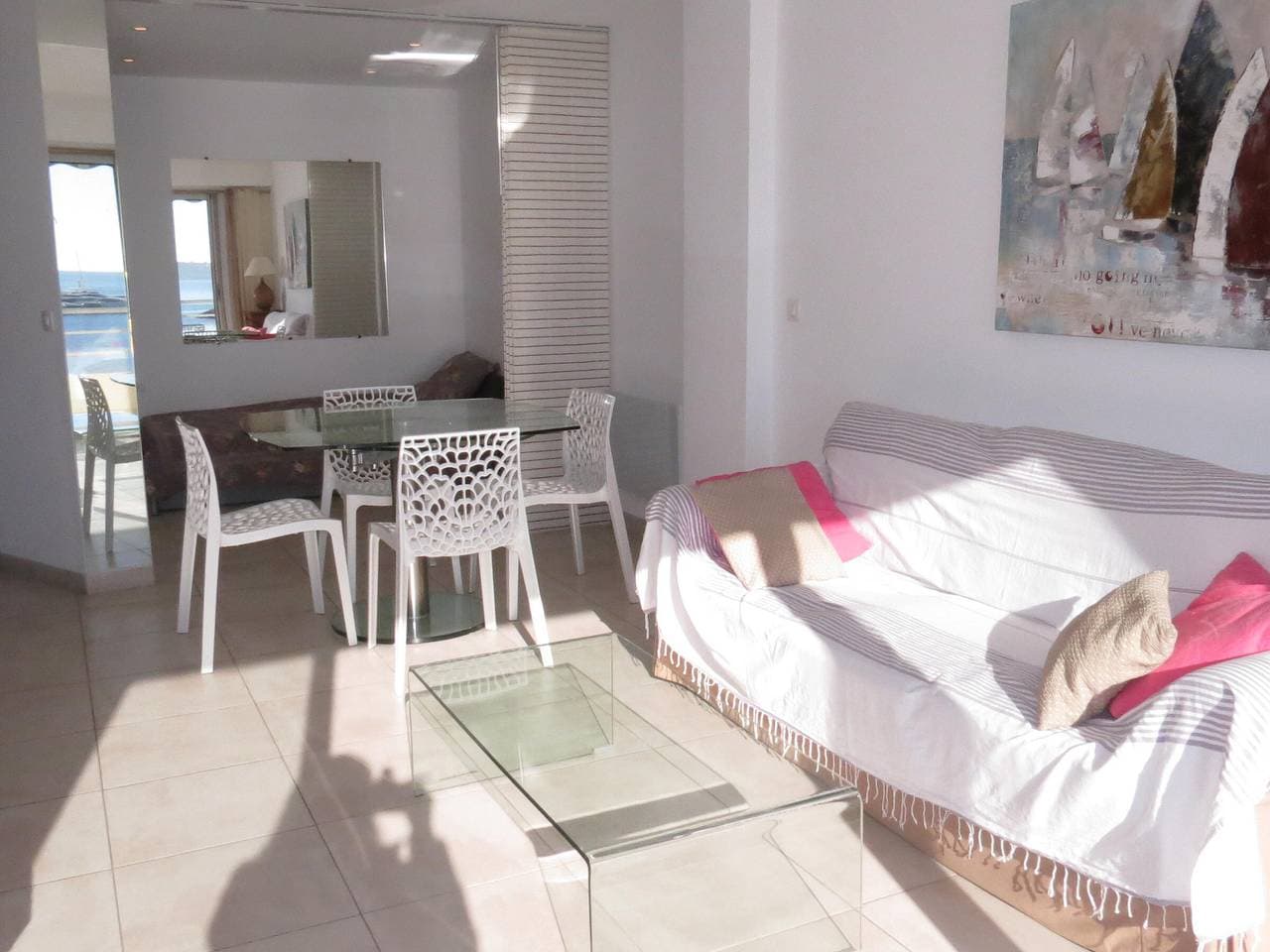 Foto 5 von 18: 2-Zimmer-Wohnung mit Klimaanlage, Meerblick und Parkplatz in Sainte-Maxime