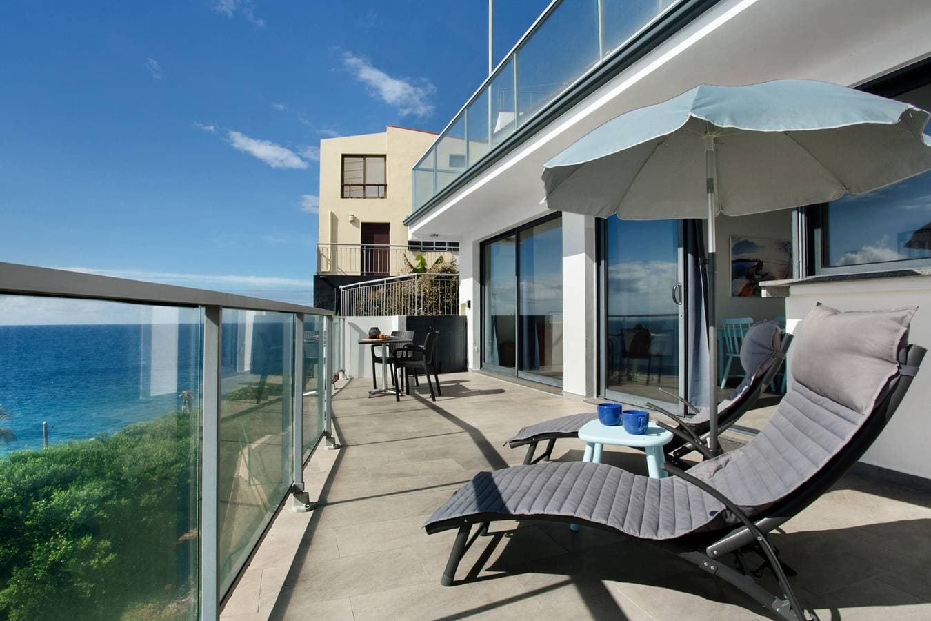 Foto 8 von 33: Ferienwohnung 'Original Wave House' mit Meerblick, Wi-Fi und Klimaanlage