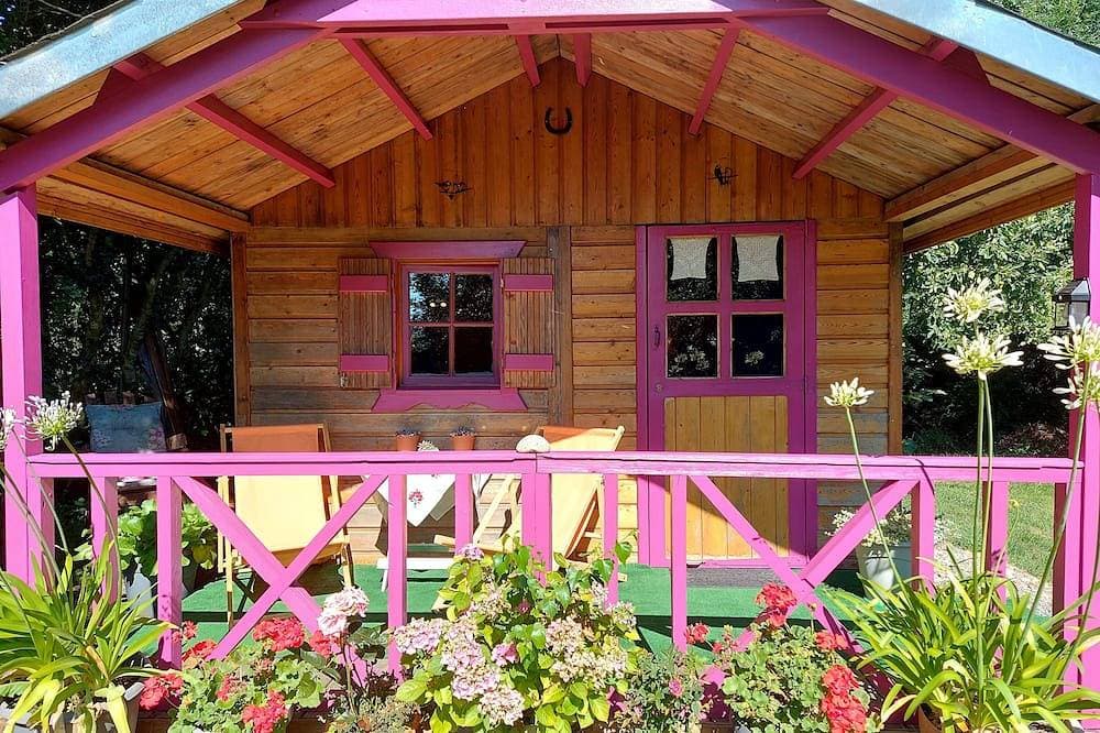 Chalet „Mitten in der Natur“ mit privater Terrasse, ruhiger Lage, Gemeinschaftsgarten & WLAN 1
