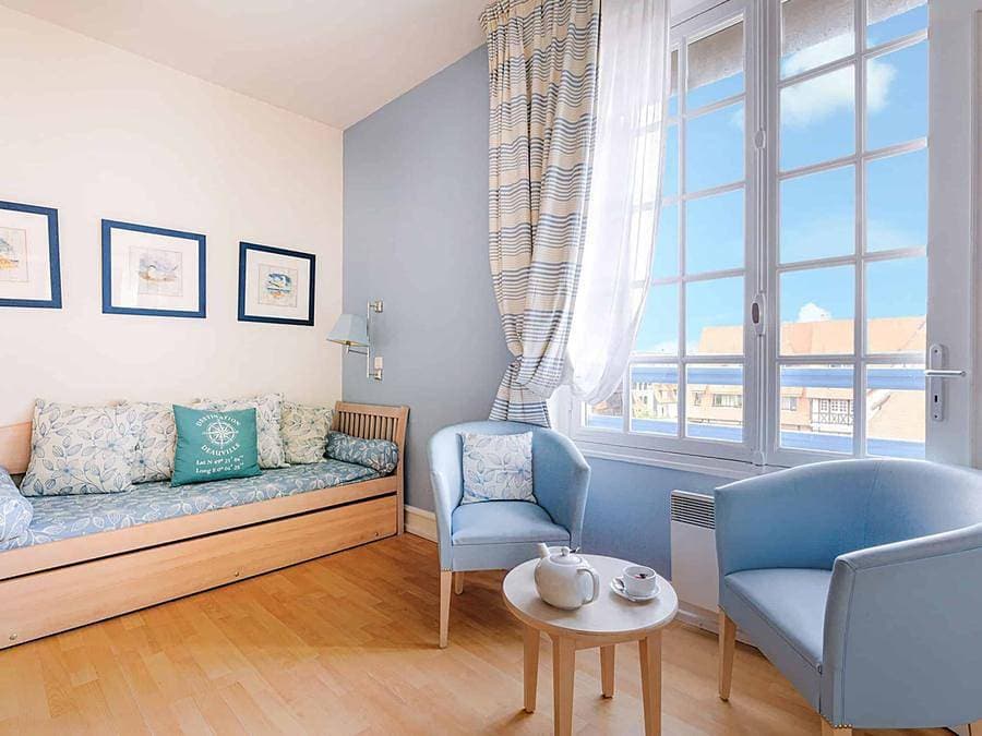 Foto 9 von 26: Résidence Goélia - Le Castel Normand - Studio 2 personen - G/292_Studio 2 Personen Strassenseite