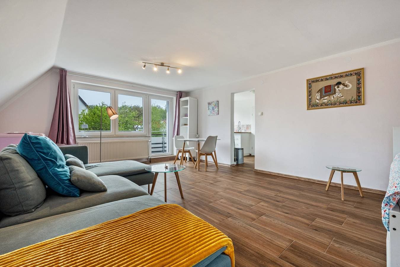Foto 8 von 25: Einzimmerapartment 'Ruhiges Apartment' mit Balkon und Wi-Fi