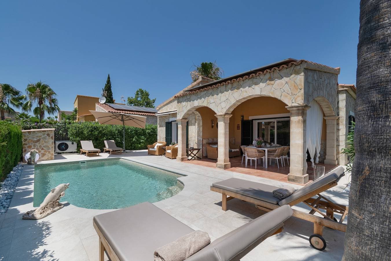Foto 2 von 35: Villa 'Casa Mayor Strand Es Trenc 5 Min' mit privatem Pool, WLAN und Klimaanlage