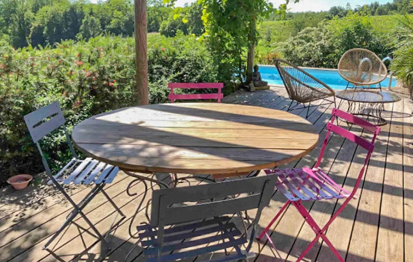 Foto 3 von 24: Gemütliche Wohnung in Lansac mit Pool und Parkplatz