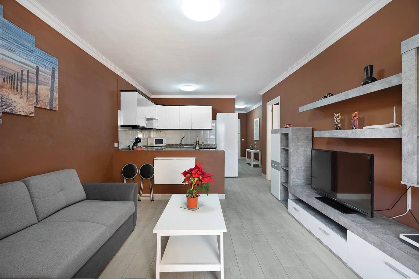 Foto 7 von 25: Ferienwohnung 'La Casita De Edu' mit Gemeinschaftspool, Balkon und Wi-Fi