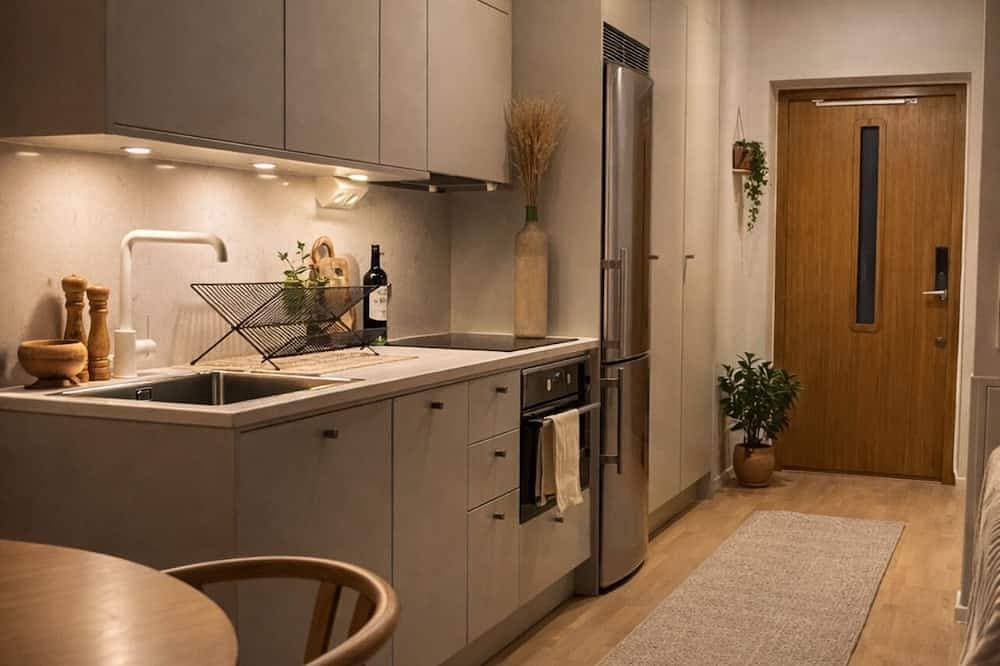Foto 7 von 8: Modern studio with balcony in central Stockholm