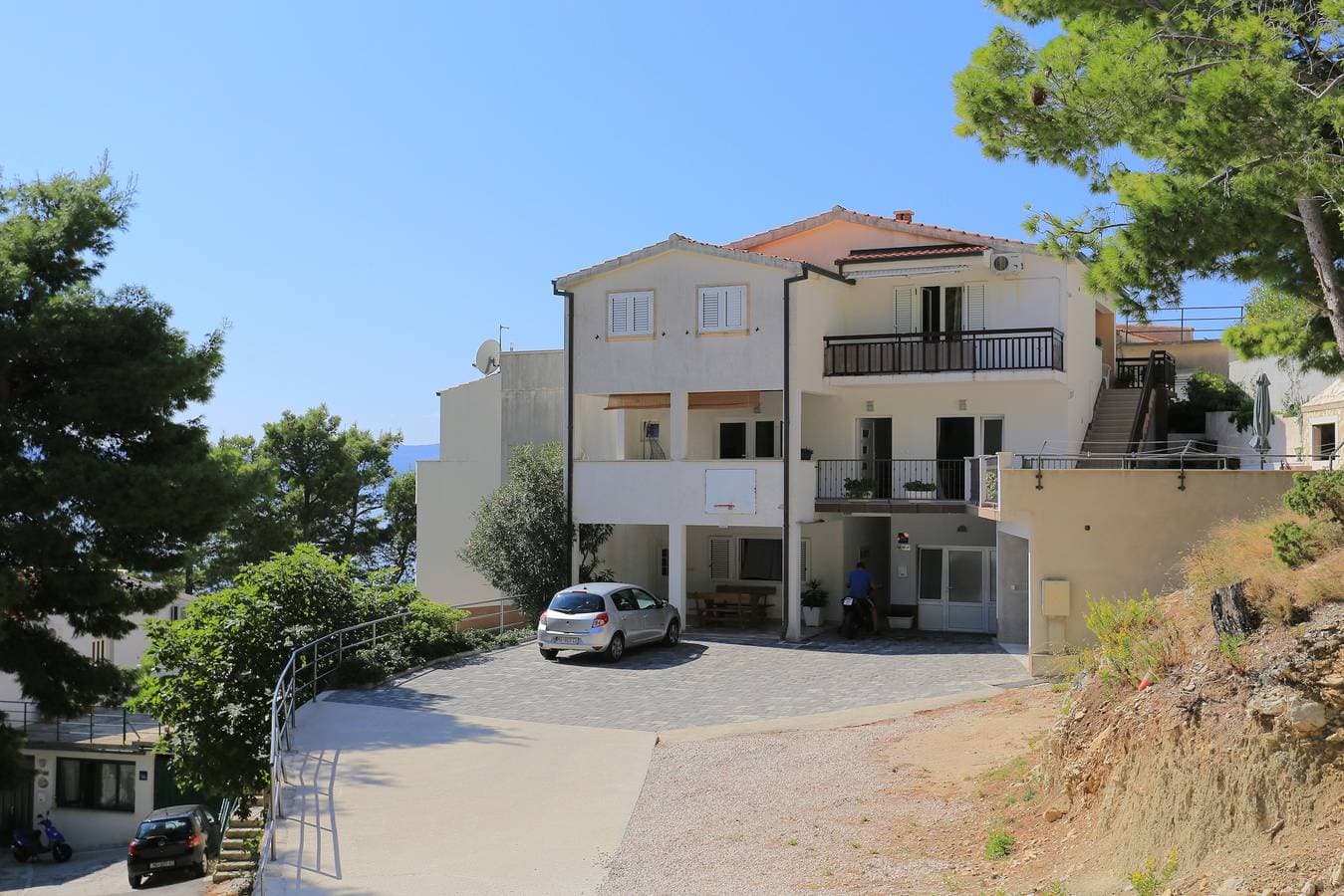 Foto 4 von 19: Studio Appartement mit Terrasse und Meerblick Brela, Makarska -a