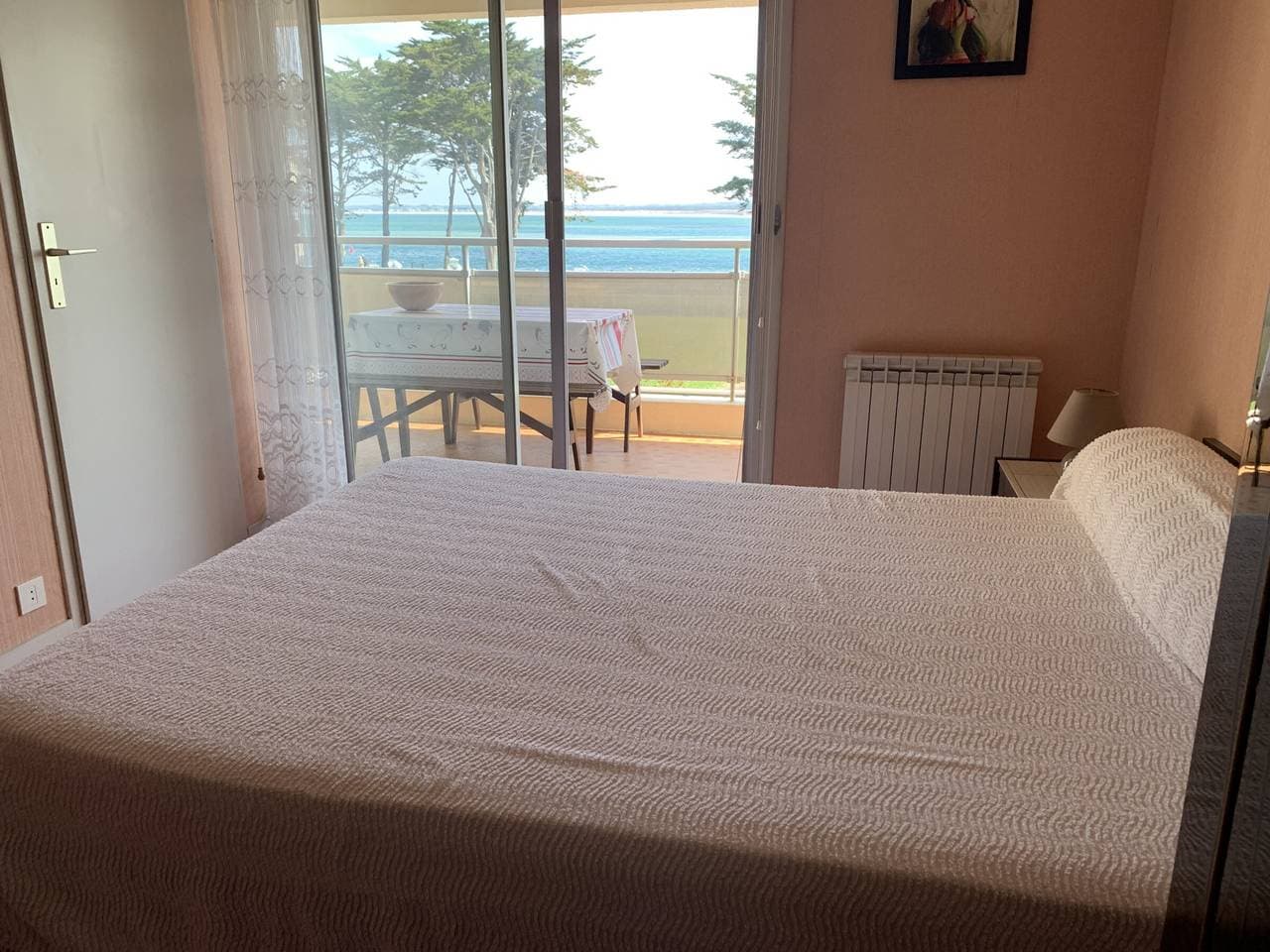 Foto 6 von 7: Wohnung für 4 in der Nähe von Strand St. Goustan, Hafenblick, Haustiere erlaubt