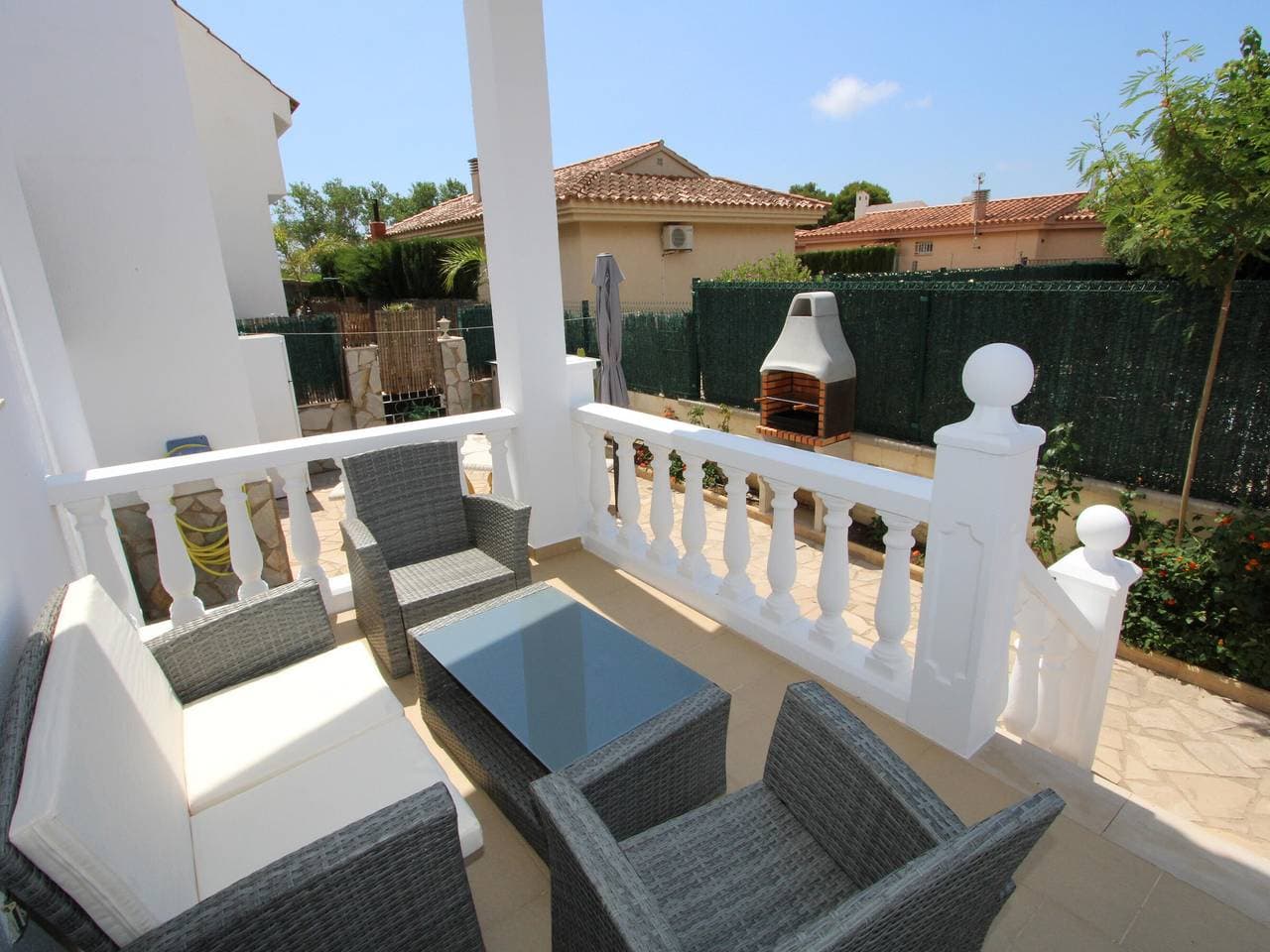 Foto 8 von 23: Ferienhaus mit privatem Pool, strandnah, gratis WLAN, optional Klimaanlage, Haustiere erlaubt, Hundestrand