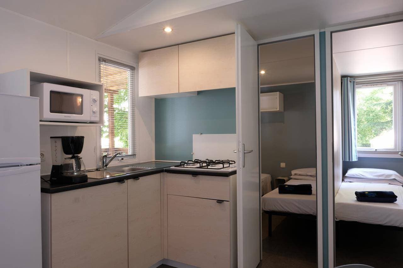 Foto 8 von 30: Camping Iscrixedda Mobilehome Happy Premium für 7 Personen