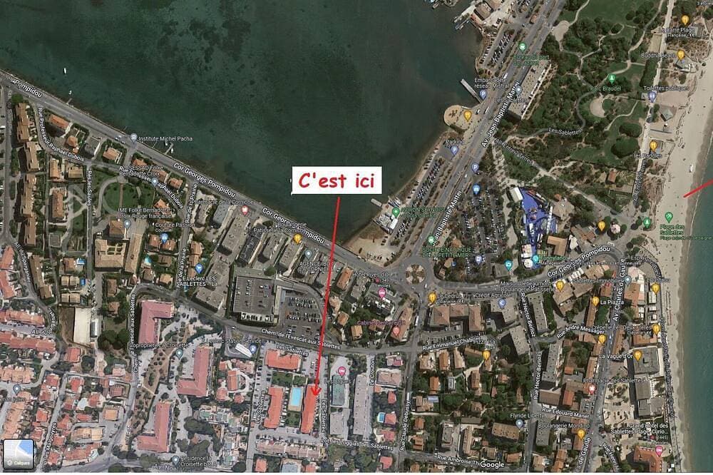 Foto 13 von 27: Air-conditioned T2 apartment 5 minutes' walk from Les Sablettes beach