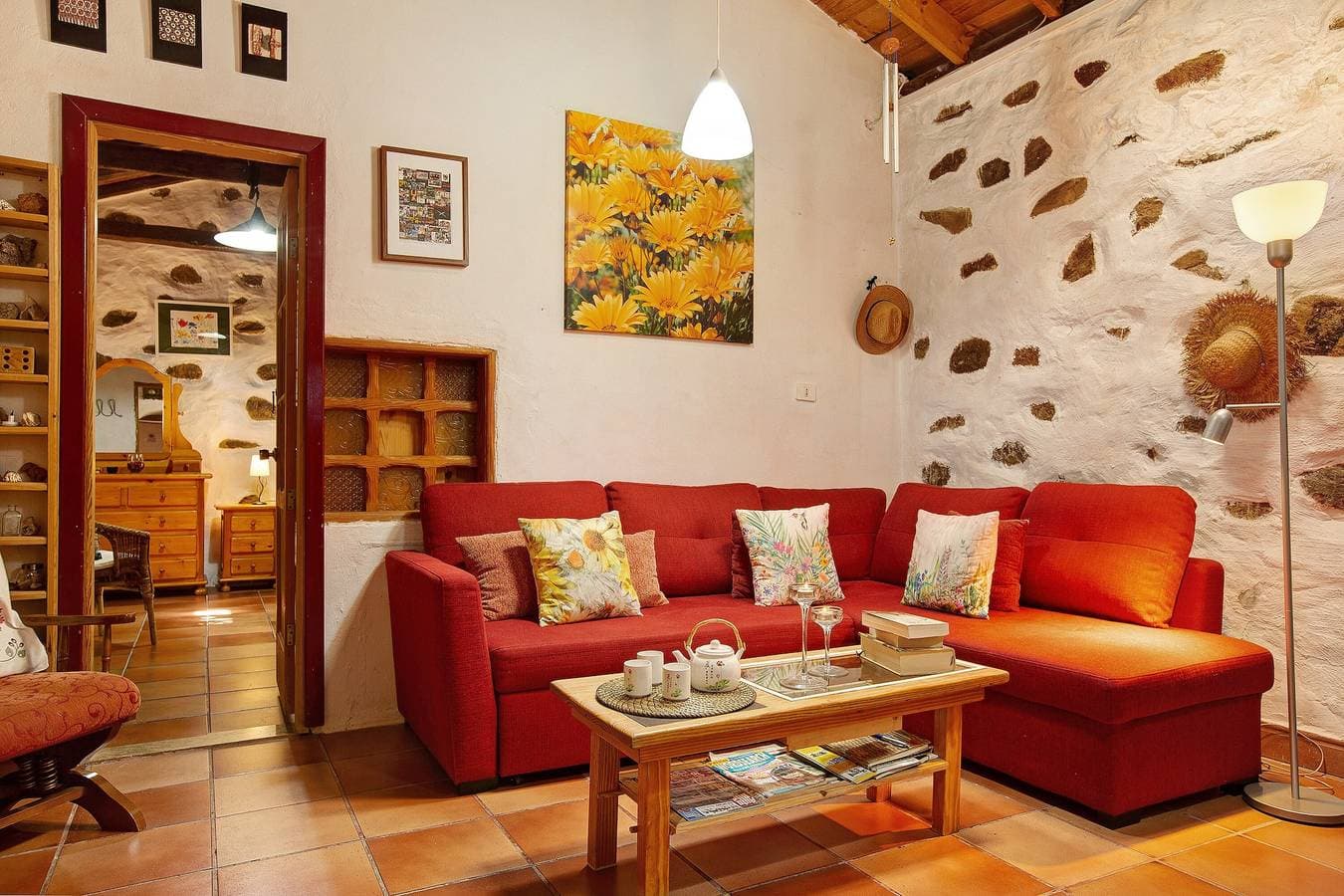 Foto 4 von 25: Ferienhaus "Casa Los Pinos" mit Terrasse und Bergblick