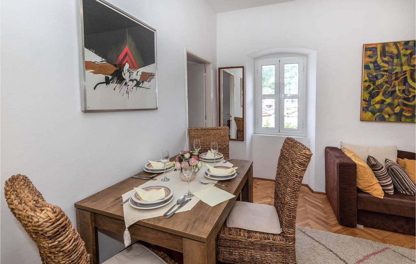 Foto 8 von 34: Gemütliches Apartment mit Meerblick, Terrasse, WLAN und nur 100 m vom Strand entfernt