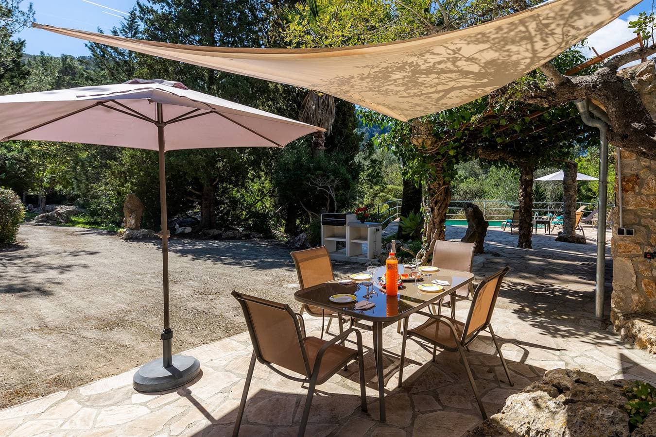 Foto 4 von 39: Ferienhaus "Can Company" mit Bergblick, Pool, Balkon, Terrasse & Garten
