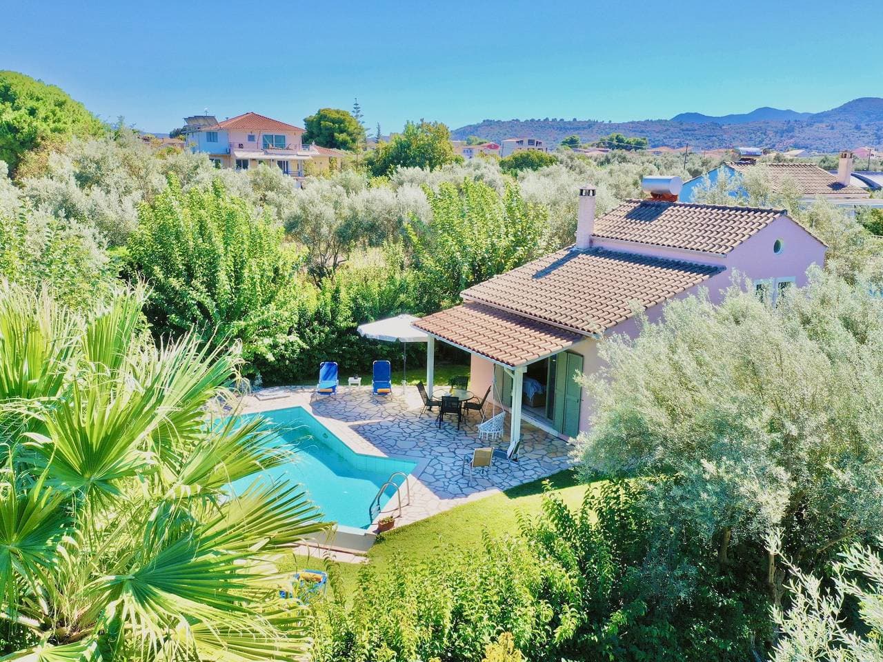 Beach Villa Fotini with private pool 1