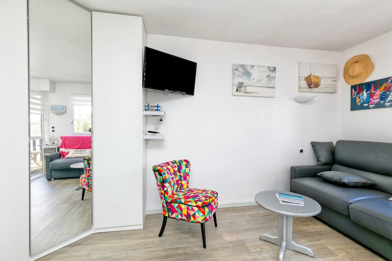 Foto 8 von 20: Studio-Apartment 'Appartement Avec Balcon' mit Balkon