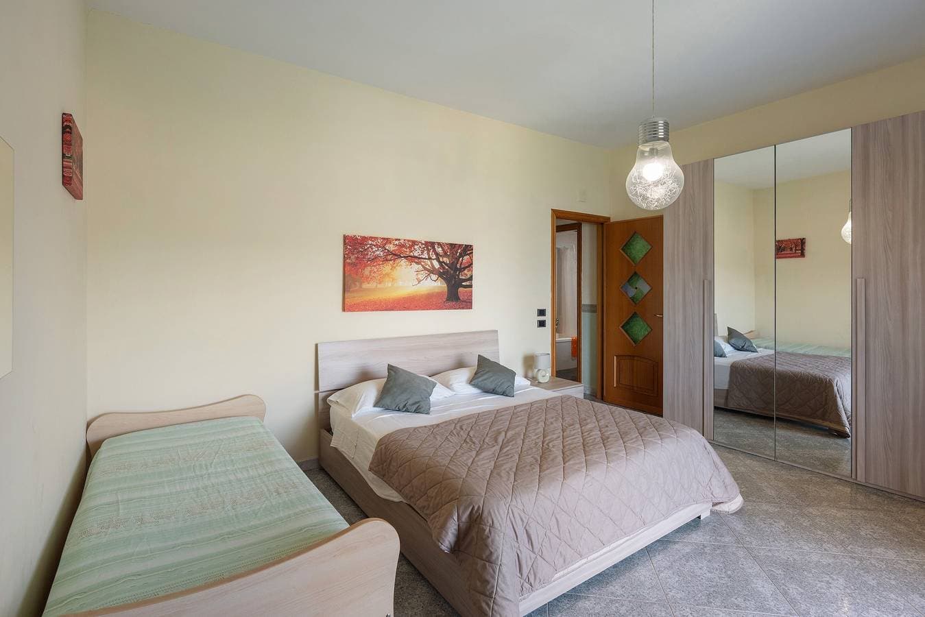 Foto 11 von 21: Zimmer 'Tripla Con Vista Montagna' mit Bergblick, Gemeinschaftsgarten und Wi-Fi