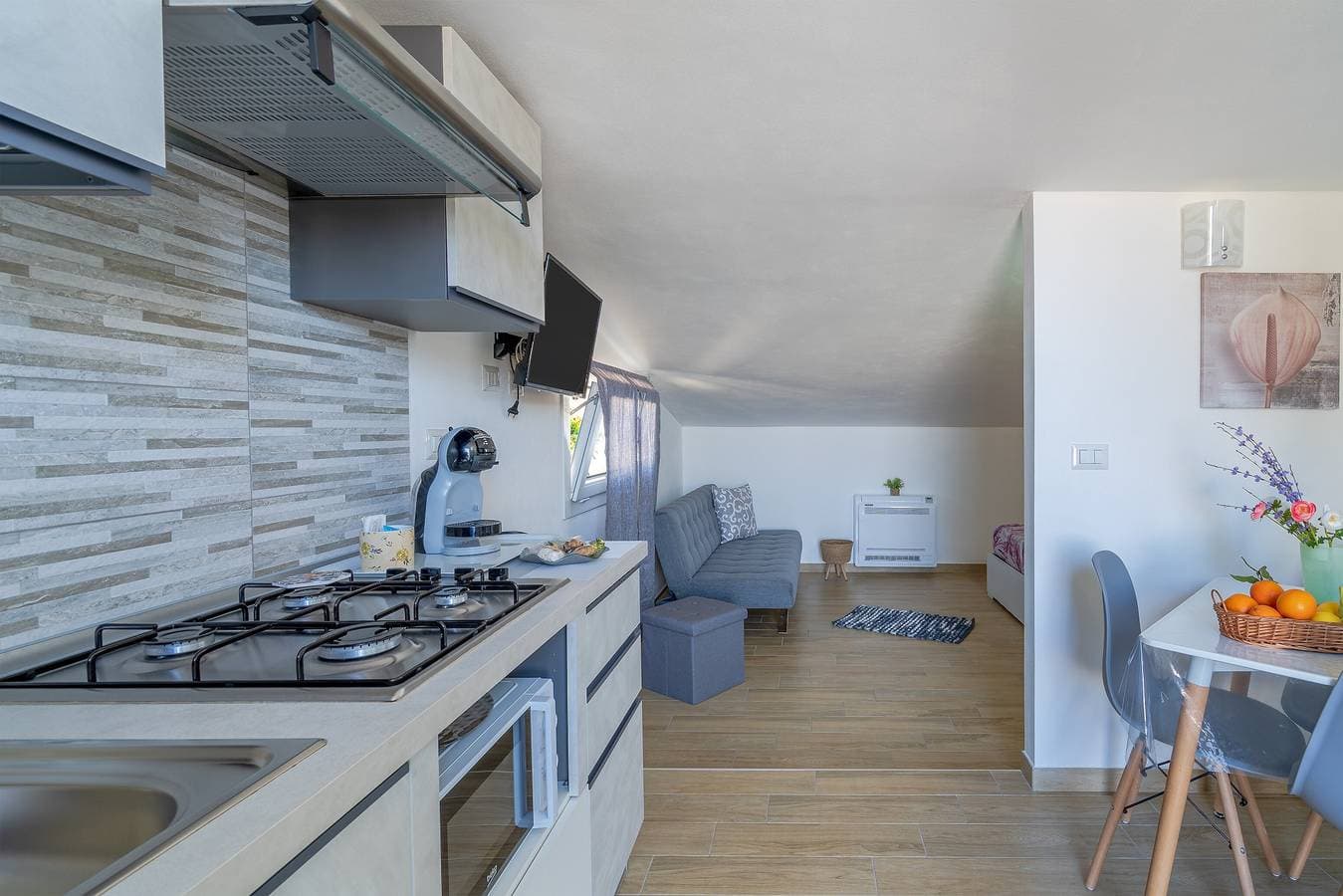 Foto 5 von 23: Apartment „Sud in Villa Sele“ mit Meerblick, WLAN und Klimaanlage