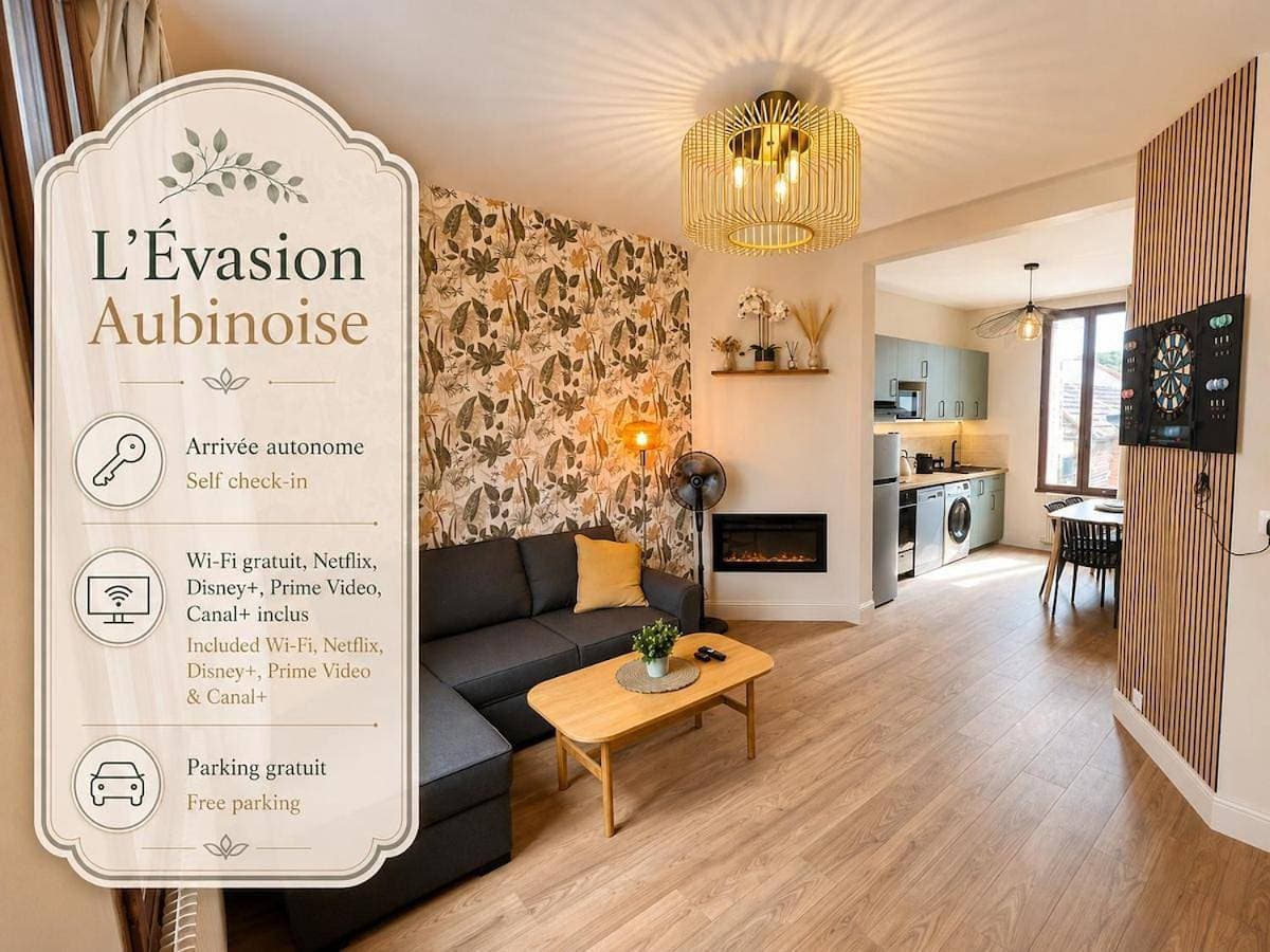 Évasion Aubinoise, charmant duplex 1