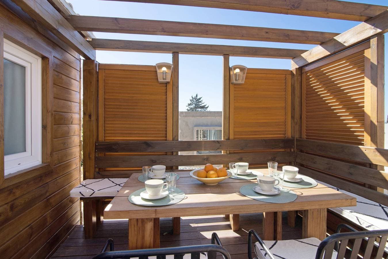 Foto 9 von 31: Cabana-Gartenhaus mit Gemeinschaftspool, Panoramablick und WLAN