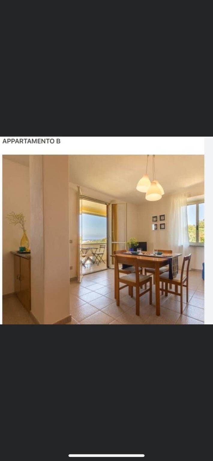 Foto 3 von 10: Ferienhaus 'Casa Vacanza Sa Petra Ruja B' mit Meerblick, Balkon und Klimaanlage