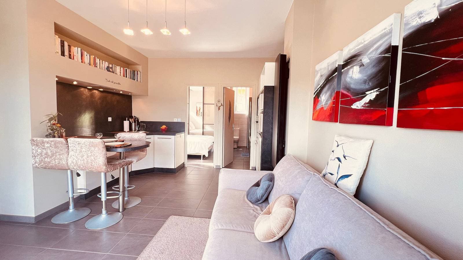 Foto 7 von 38: Bretagne-Traum in Perros-Guirec – Meerblick, private Terrasse, ideal fürs Homeoffice, Highspeed-WLAN