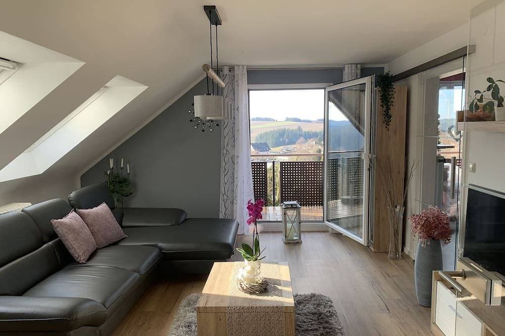 Foto 10 von 26: 4-Sterne Ferienwohnung (100qm) mit Balkon, Loggia und Garten