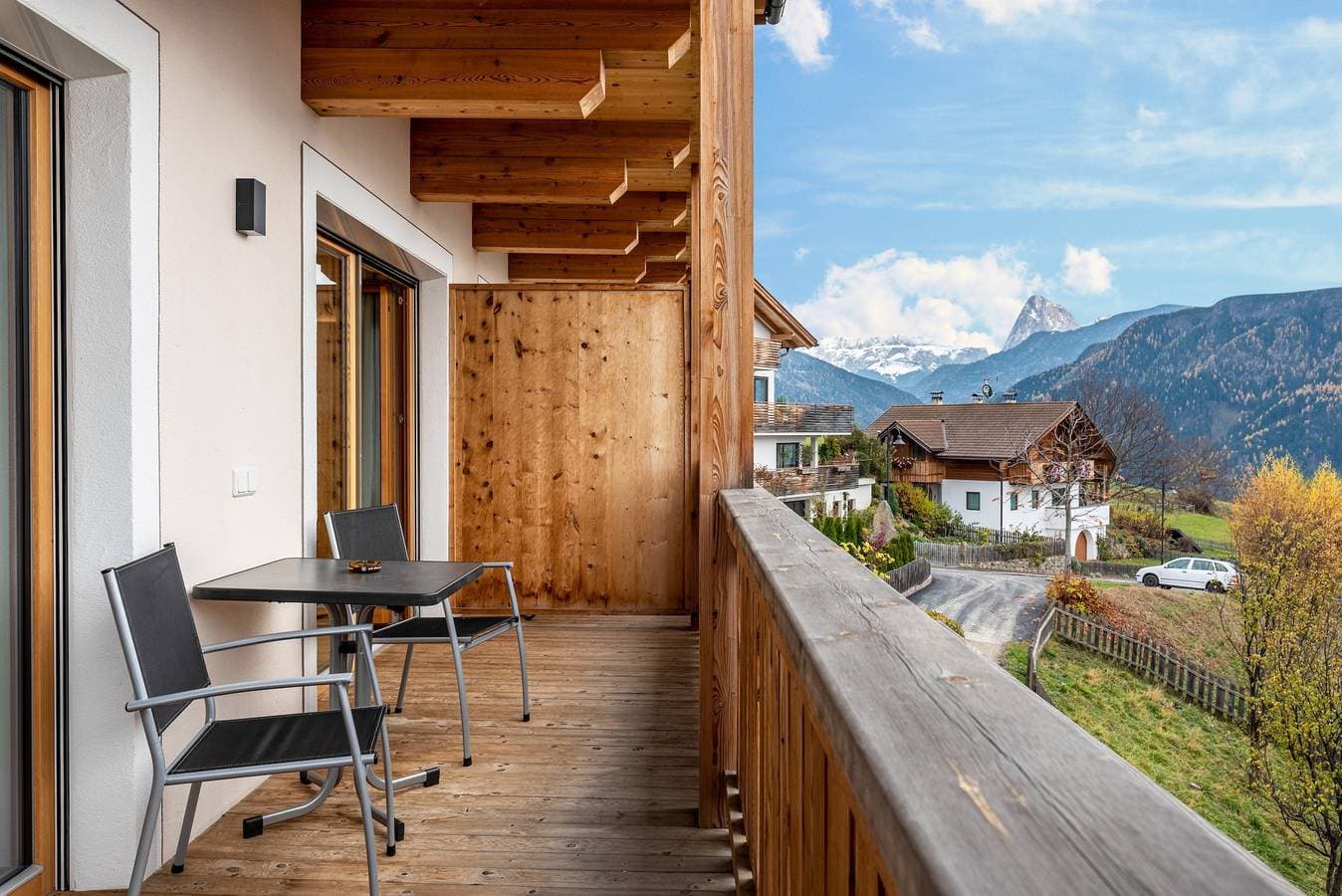 Foto 2 von 30: Ferienwohnung 'Hatzes App Schlern' mit Bergblick, Balkon und WLAN