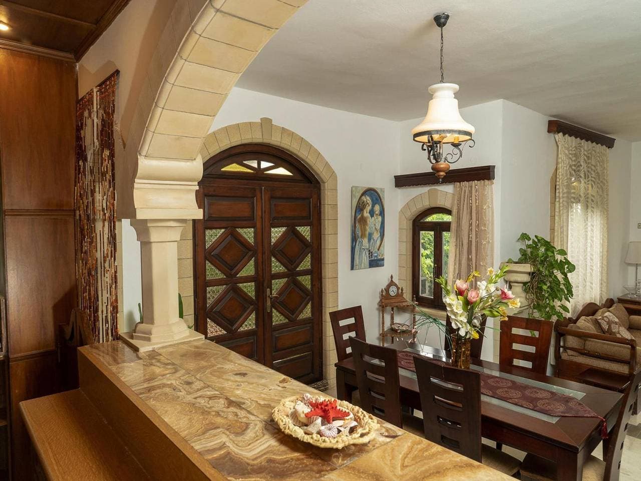 Foto 9 von 19: Modernes Ferienhaus in Stalos mit Balkon