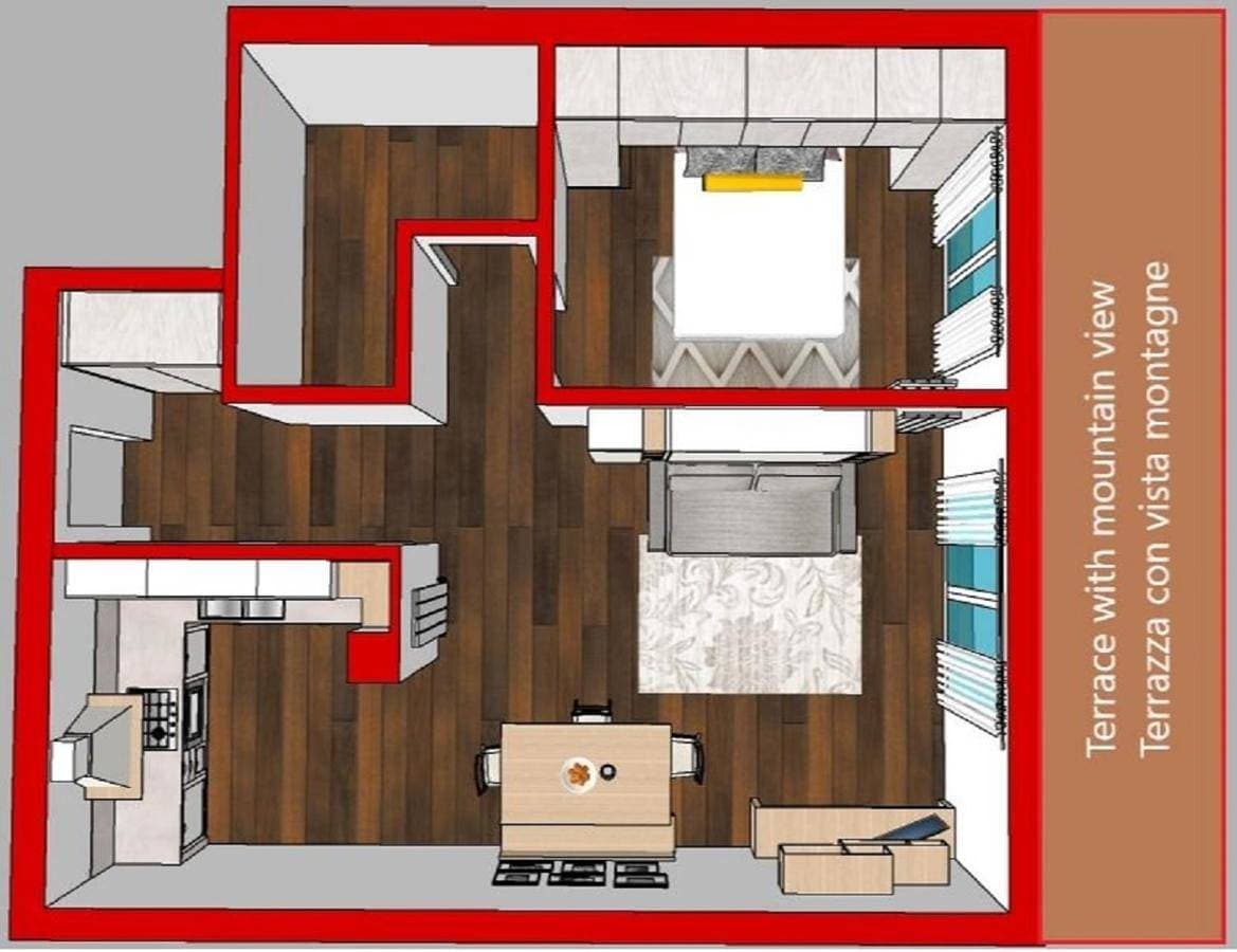 Foto 3 von 27: One-Bedroom Apartment