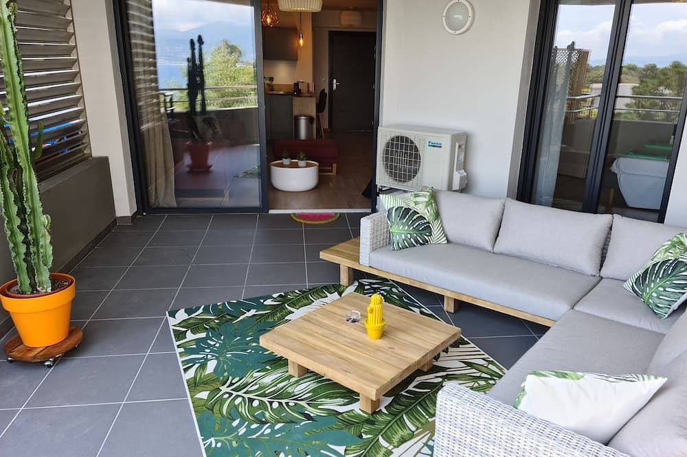 Foto 5 von 12: Prächtiges T2 Parahotelier mit 23m2 südlich ausgerichteter Terrasse und Meerblick
