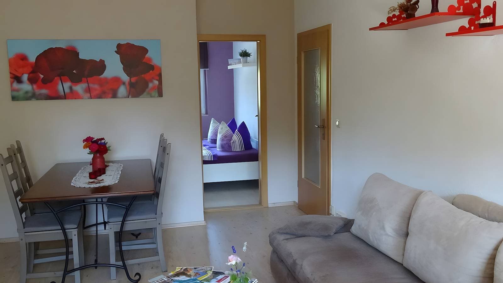 Foto 8 von 22: Apartment „Ferienwohnung für 3 Personen, 60 m²“ mit Balkon und WLAN