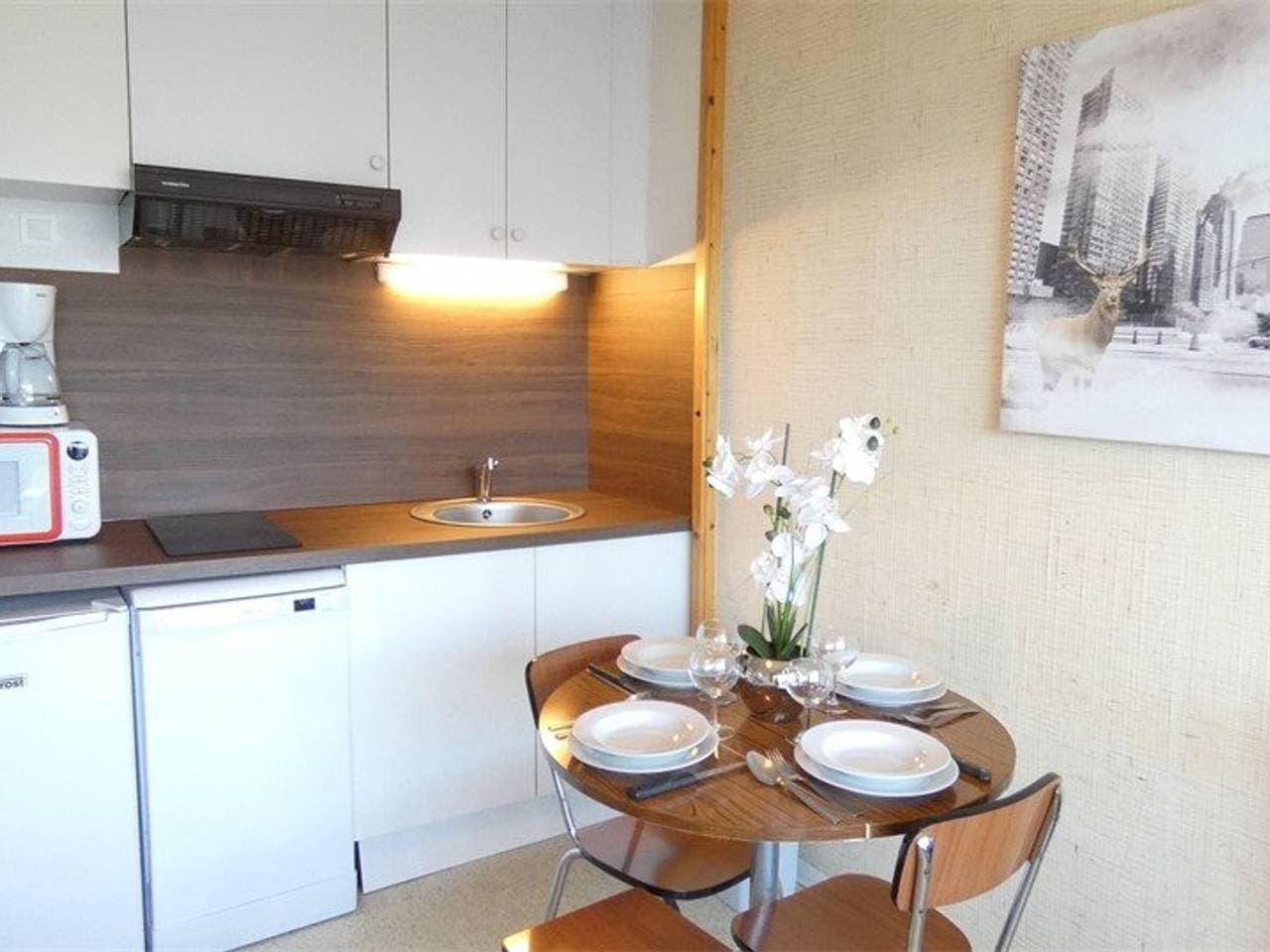 Gemütliches Studio für 4 in Saint-Lary-Soulan mit Südbalkon 1
