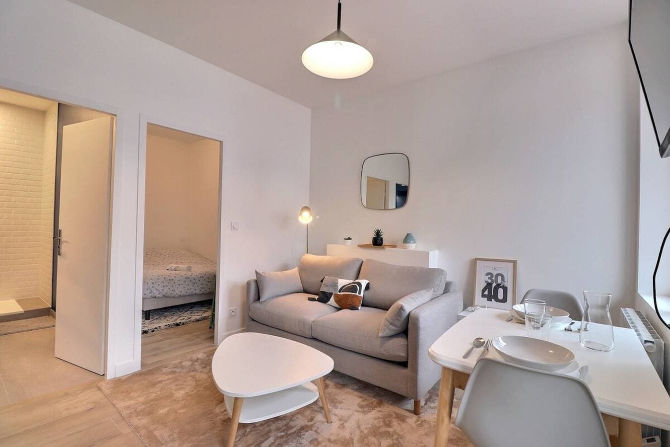 Foto 2 von 7: Degemer - T1 Apartment in Charpennes - Villeurbanne.