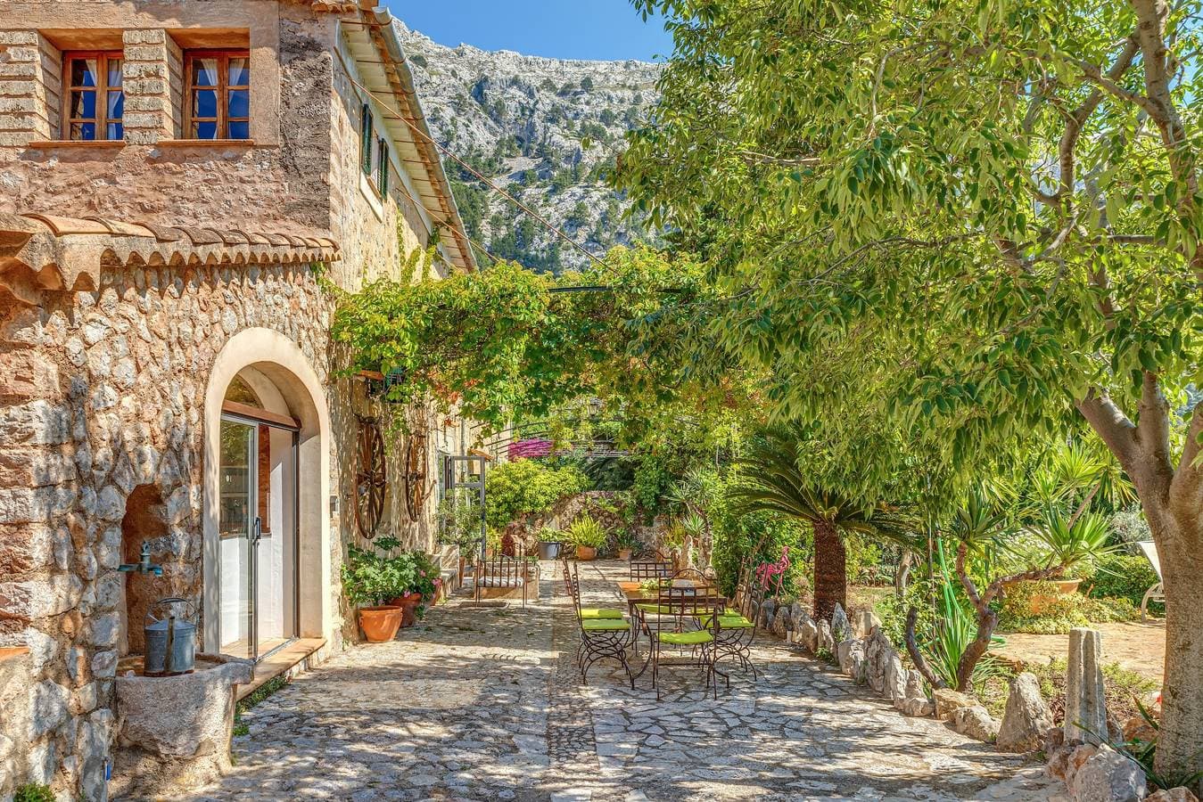 Foto 6 von 31: Finca 'Sa Cabana Vella Fornalutx' mit Bergblick, Pool und Wi-Fi