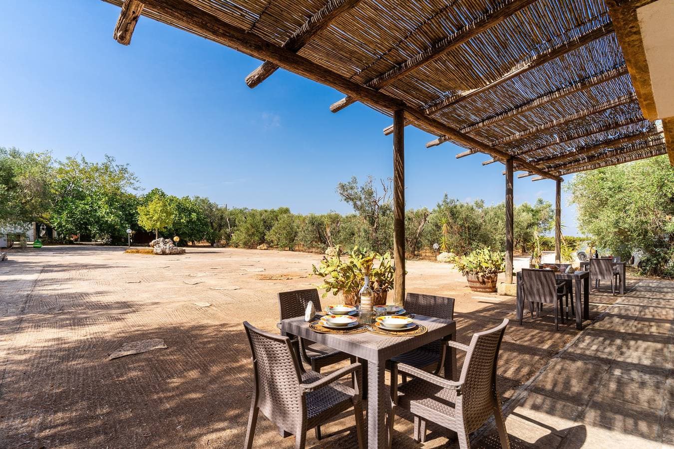 Foto 11 von 27: Ferienwohnung "Domus Mea Salento Arazzo Blu" mit Gemeinschaftspool und WLAN