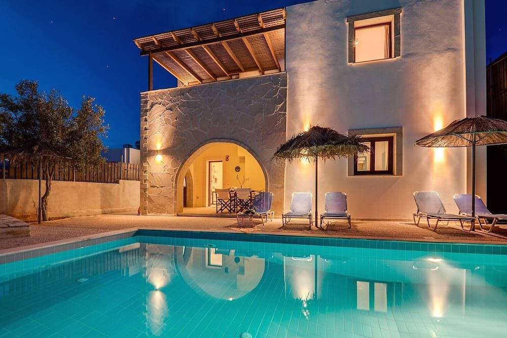 Artemis villa Makrigialos: 4 Schlafzimmer, privat pool, Meerblick, Wifi 1