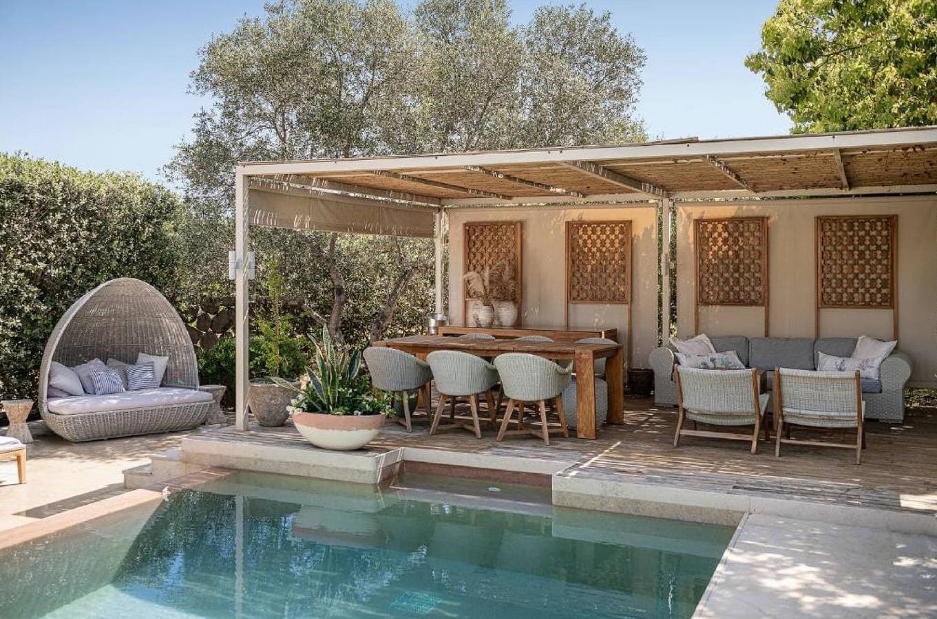 Foto 5 von 29: Villa Thalvire, Private Pool and Sauna, Furnished Terrace, Kalathas